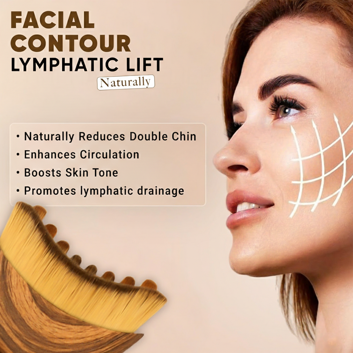 Facial Lymphatic Sculpt & Lift Brush